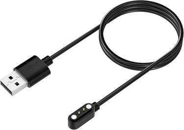 TiMOVO Cable de Carga USB Compatible con YAMAY ID205U/ID205S/ID205L/ID216/SW021/SW025/SW023/Uwatch 3/Uwatch Ufit, 1 Pieza Cargador magnético 1M, Negro